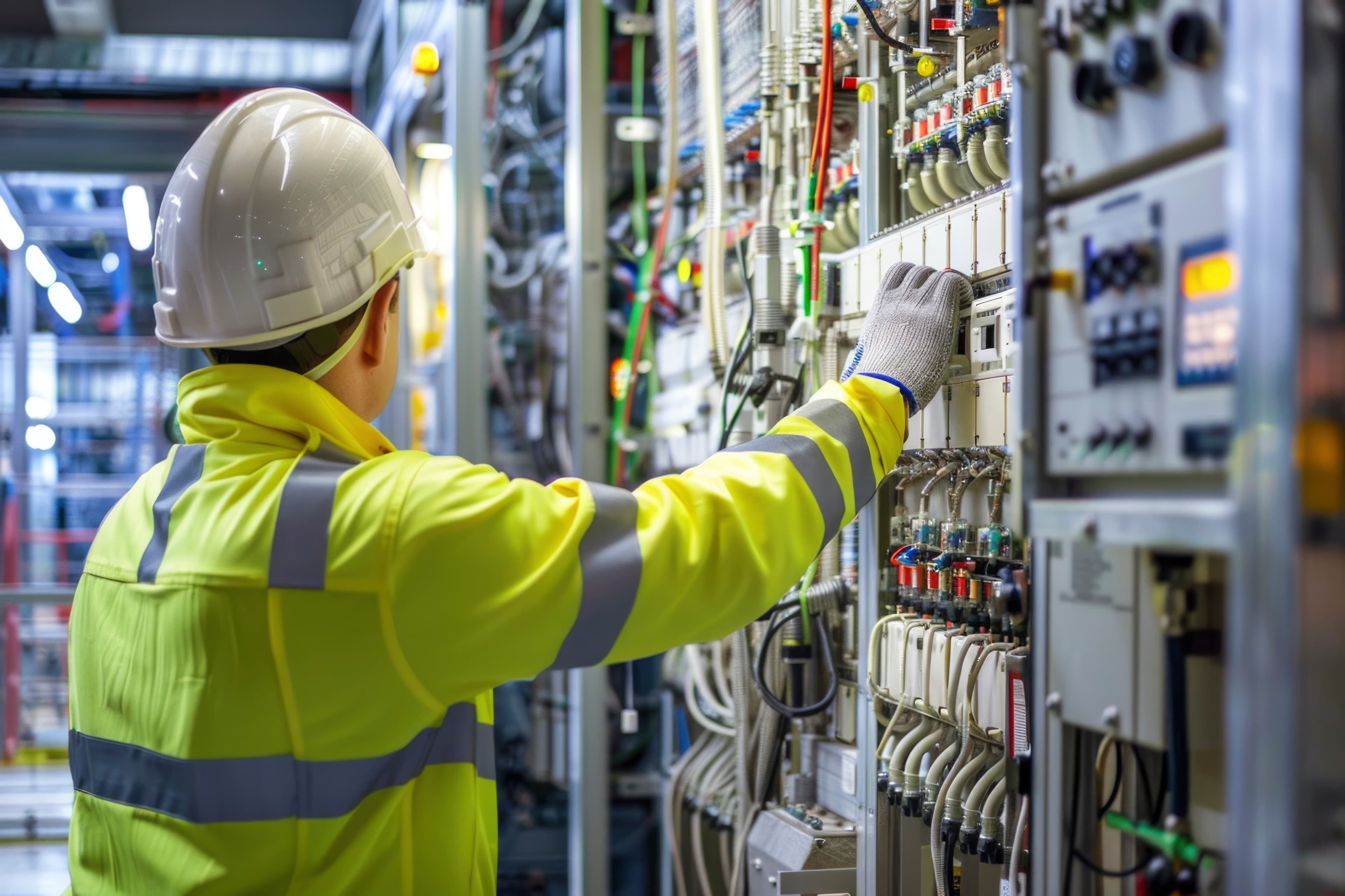 Male engineer working on engineers day celebration